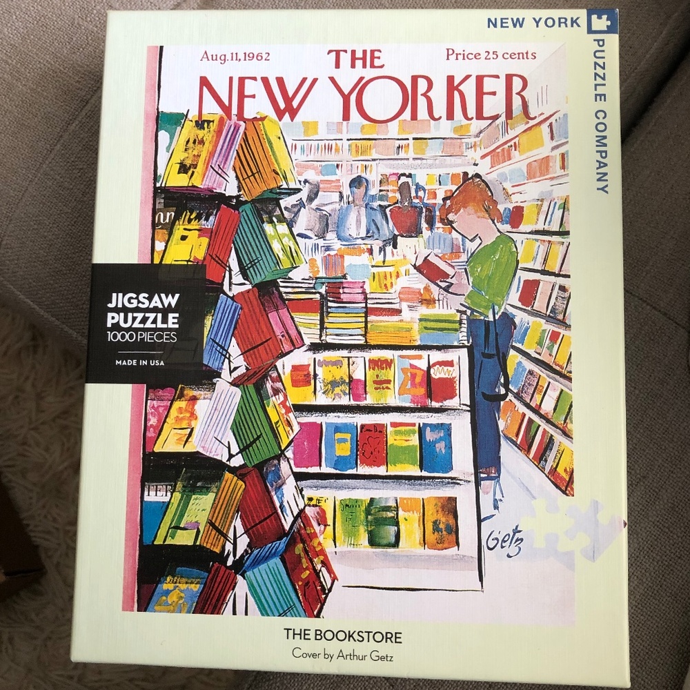 New York Puzzle Company:  THE BOOKSTORE (1000 Piece Puzzle)